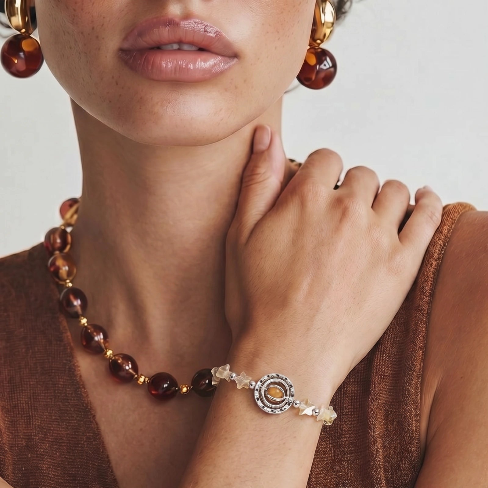 Solar Gold Energy Bracelet