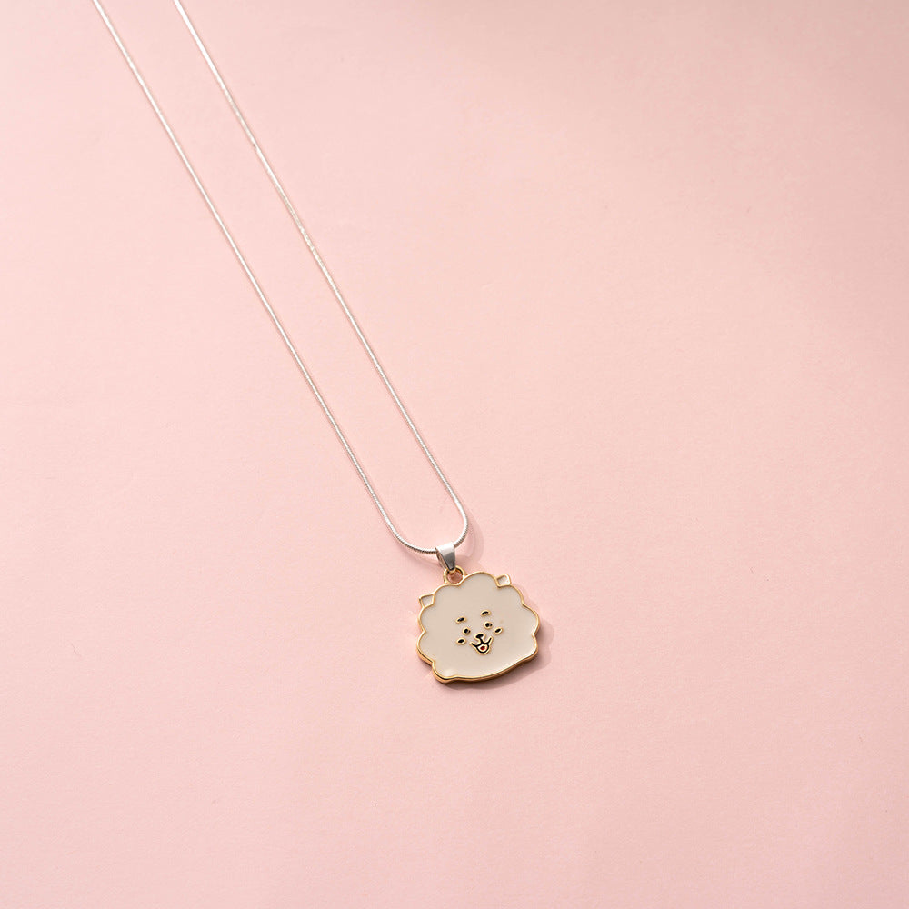 Collana "Bulletproof Youth" - Charm Animale Coreano Unisex