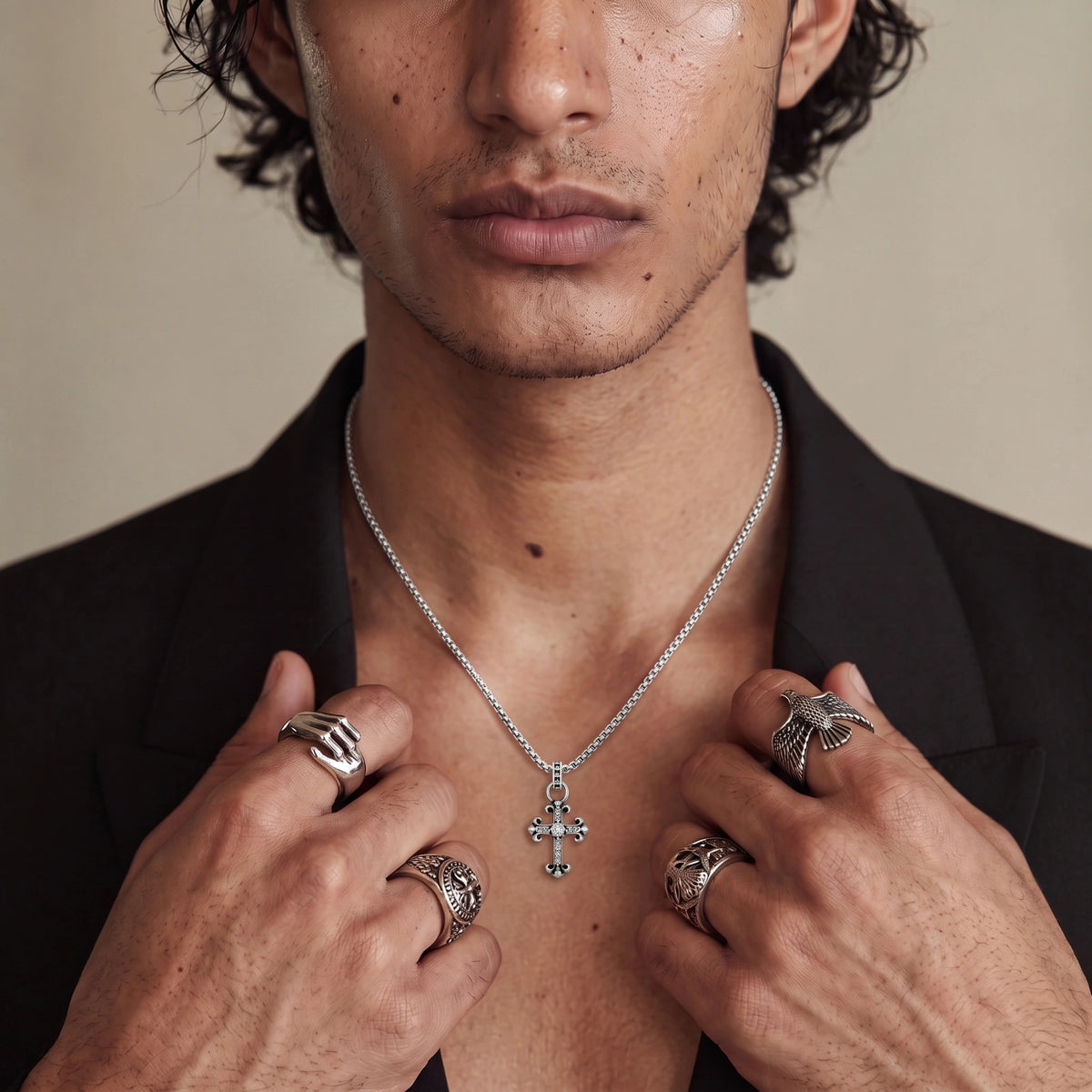 Gothic Cross Charm