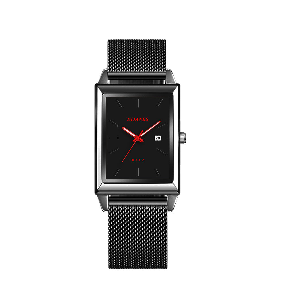 Stile e Precisione: L'Orologio Quartz Uomo Squadrato