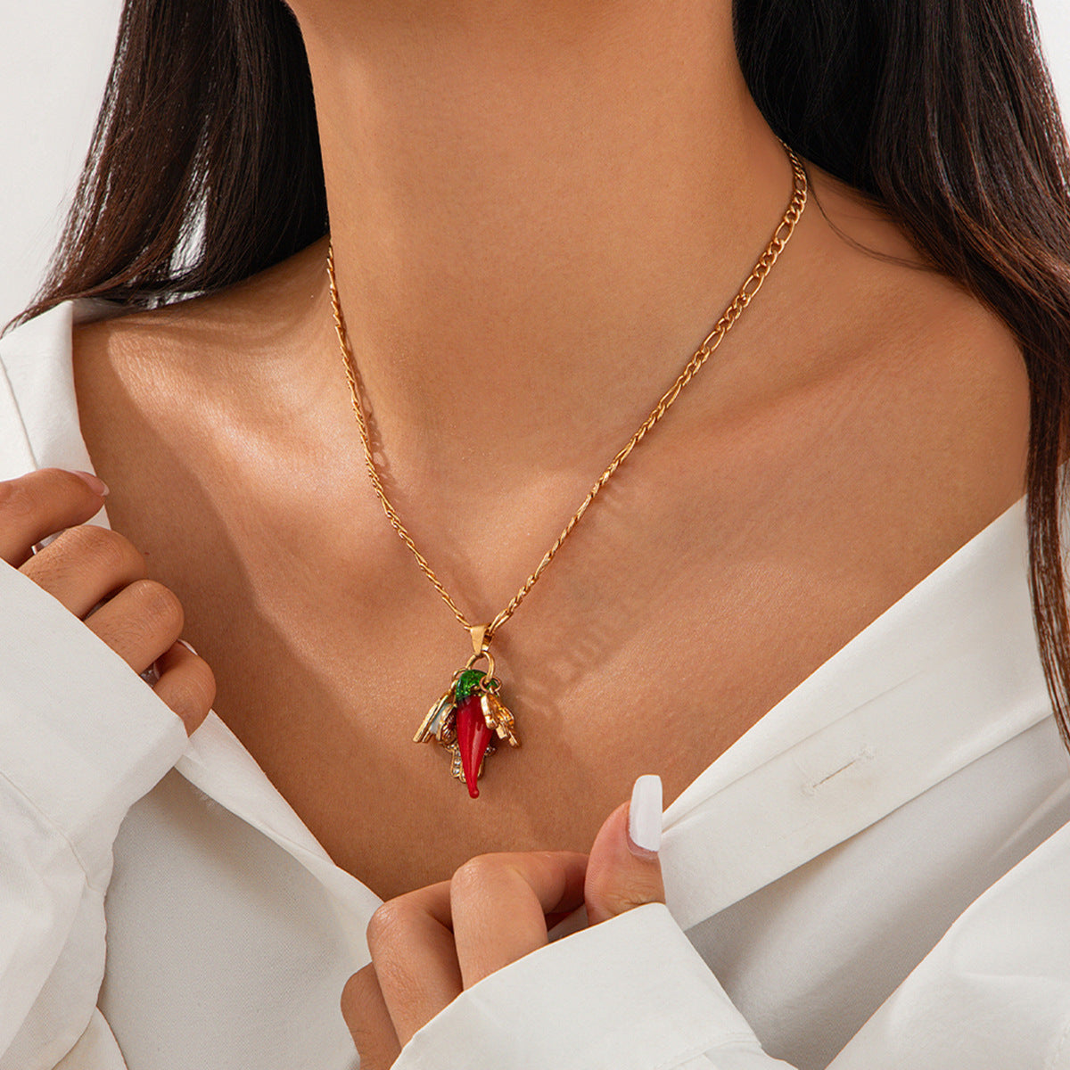 Collana Pendente Mano di Buddha e Conchiglia