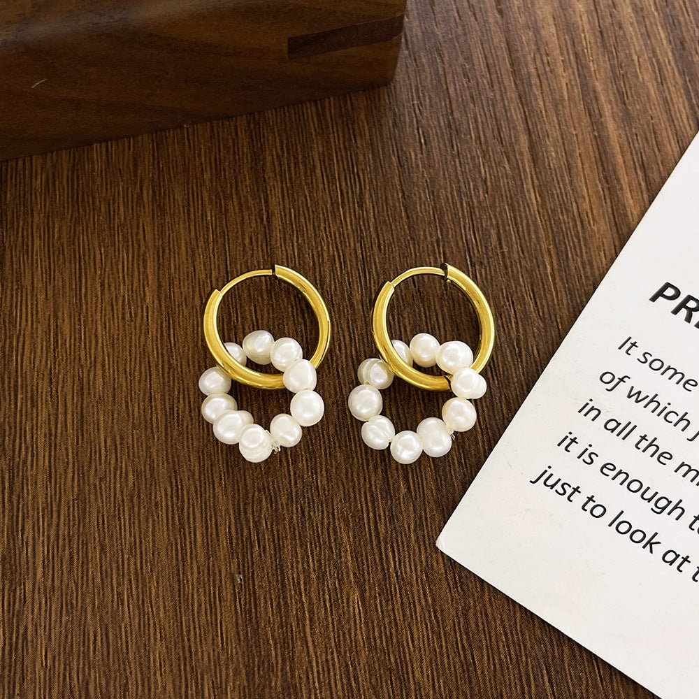 Versailles Pearl Earrings - Eleganza Rinascimentale Moderna