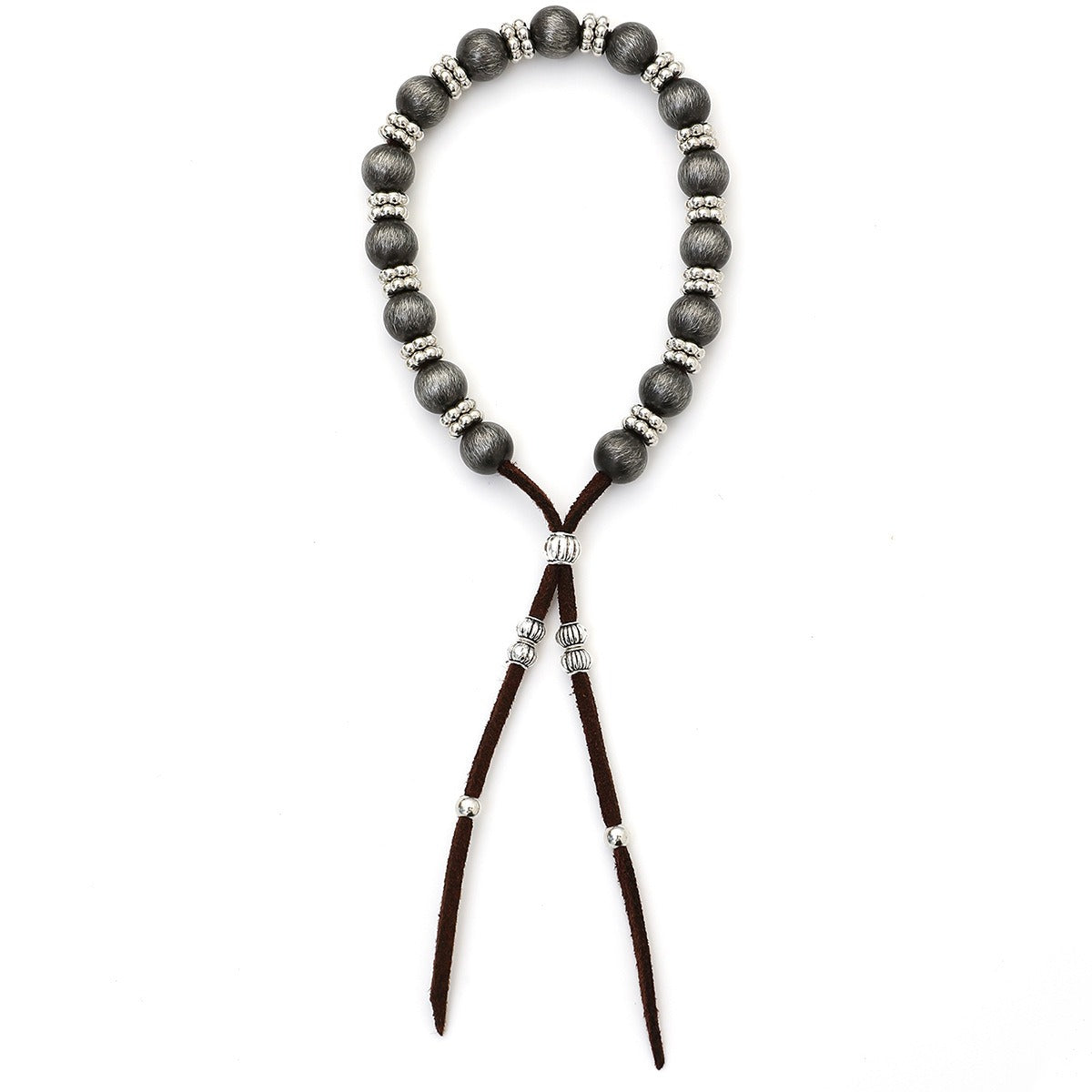 Bracciale in Pelle Stile Etnico Cowboy