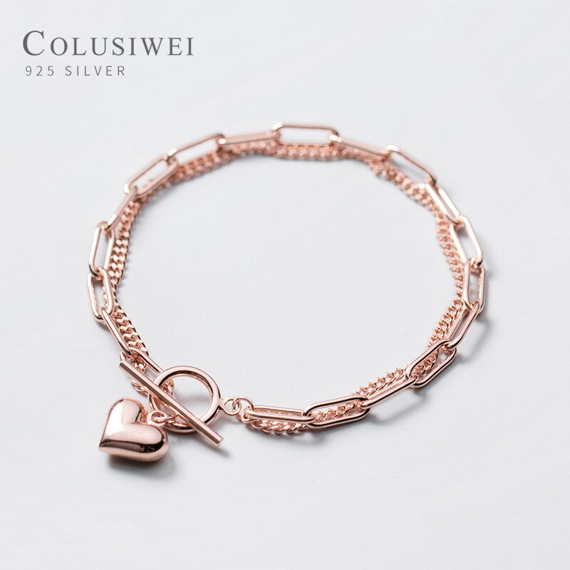 Bracciale Doppio Strato in Argento Sterling 925