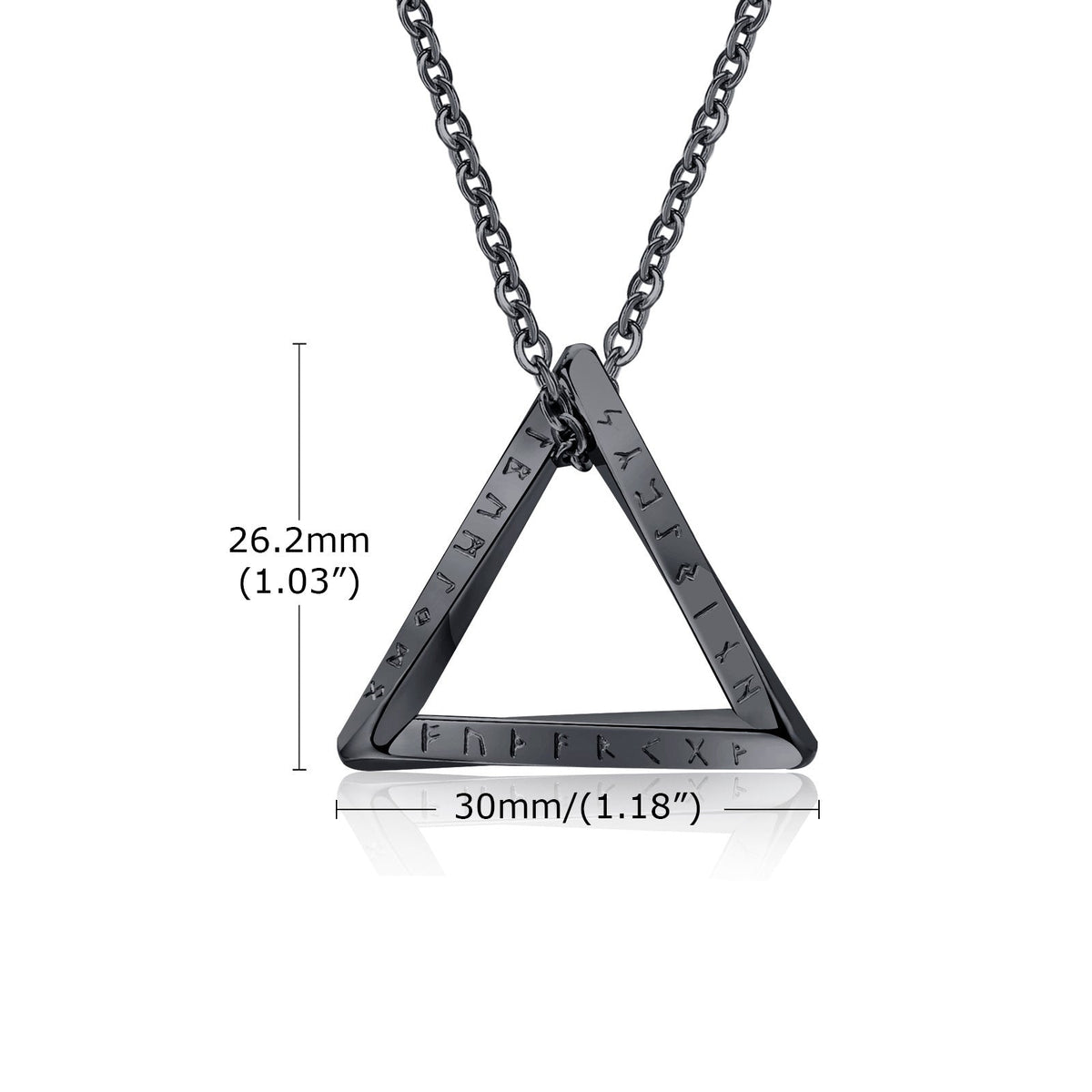 Collana Vikinga Rune Triangolo - Potere e Mistero