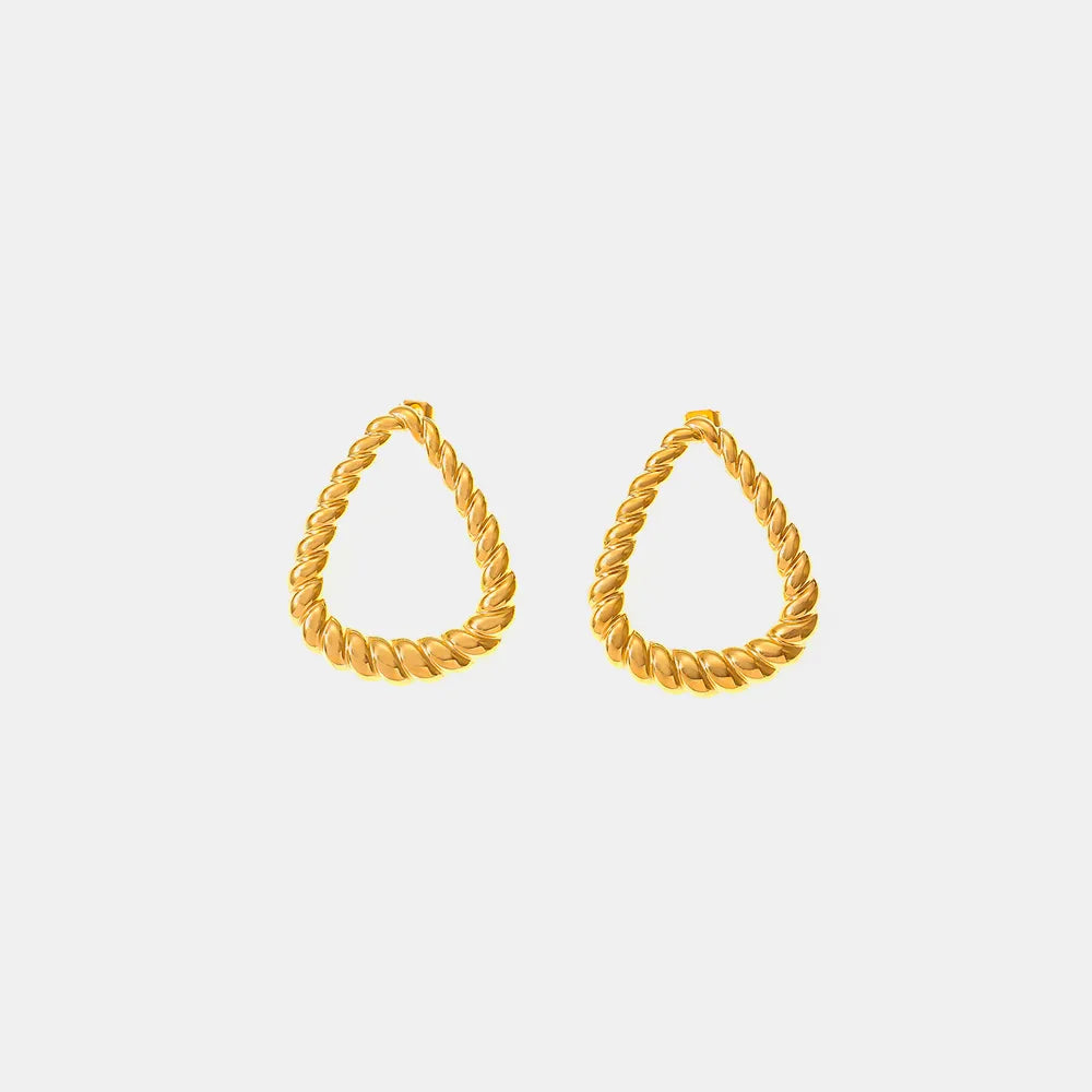 Orecchini Twist Placcati Oro 18K