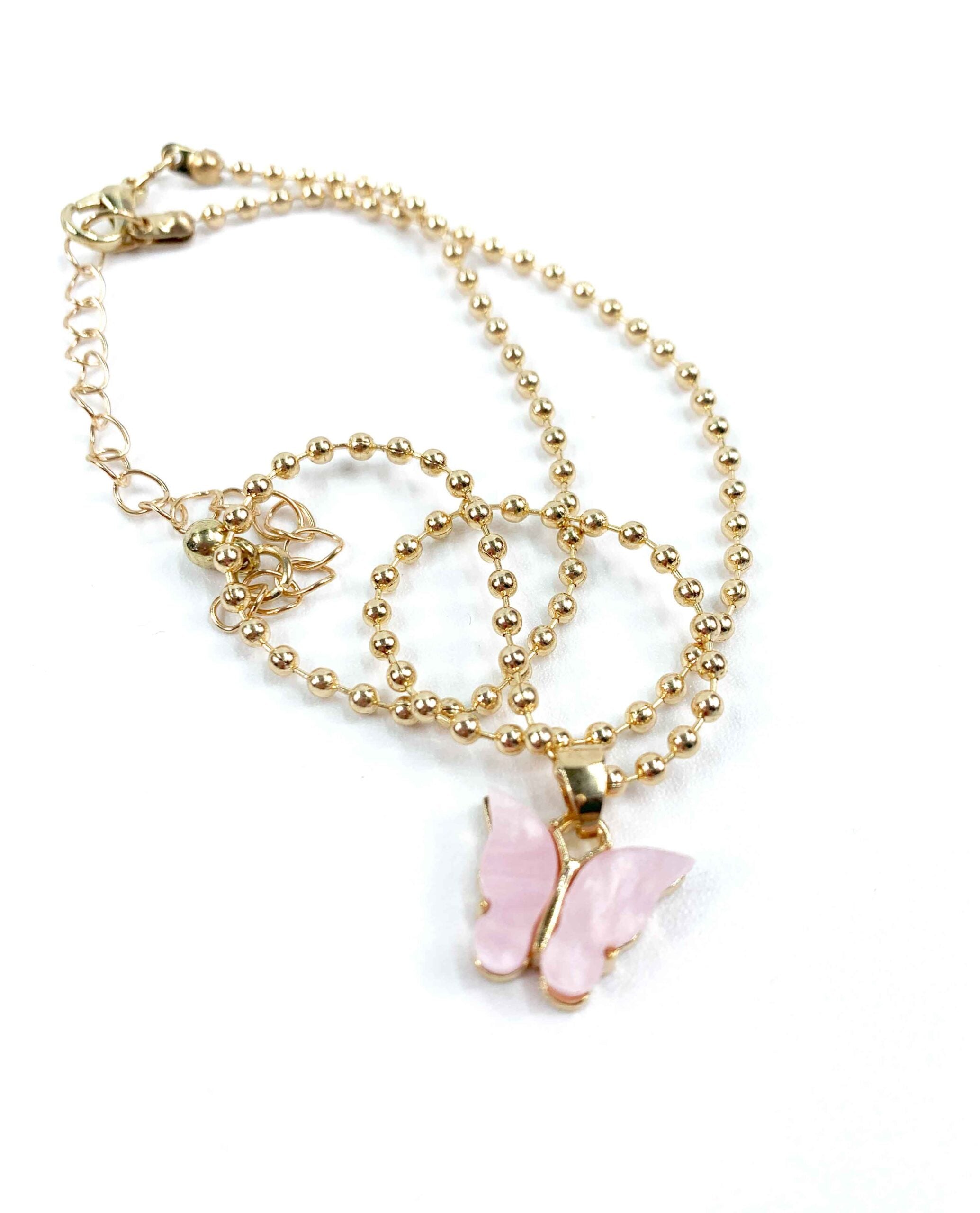 ALI DI PASSIONE — Collana Farfalla Rosa