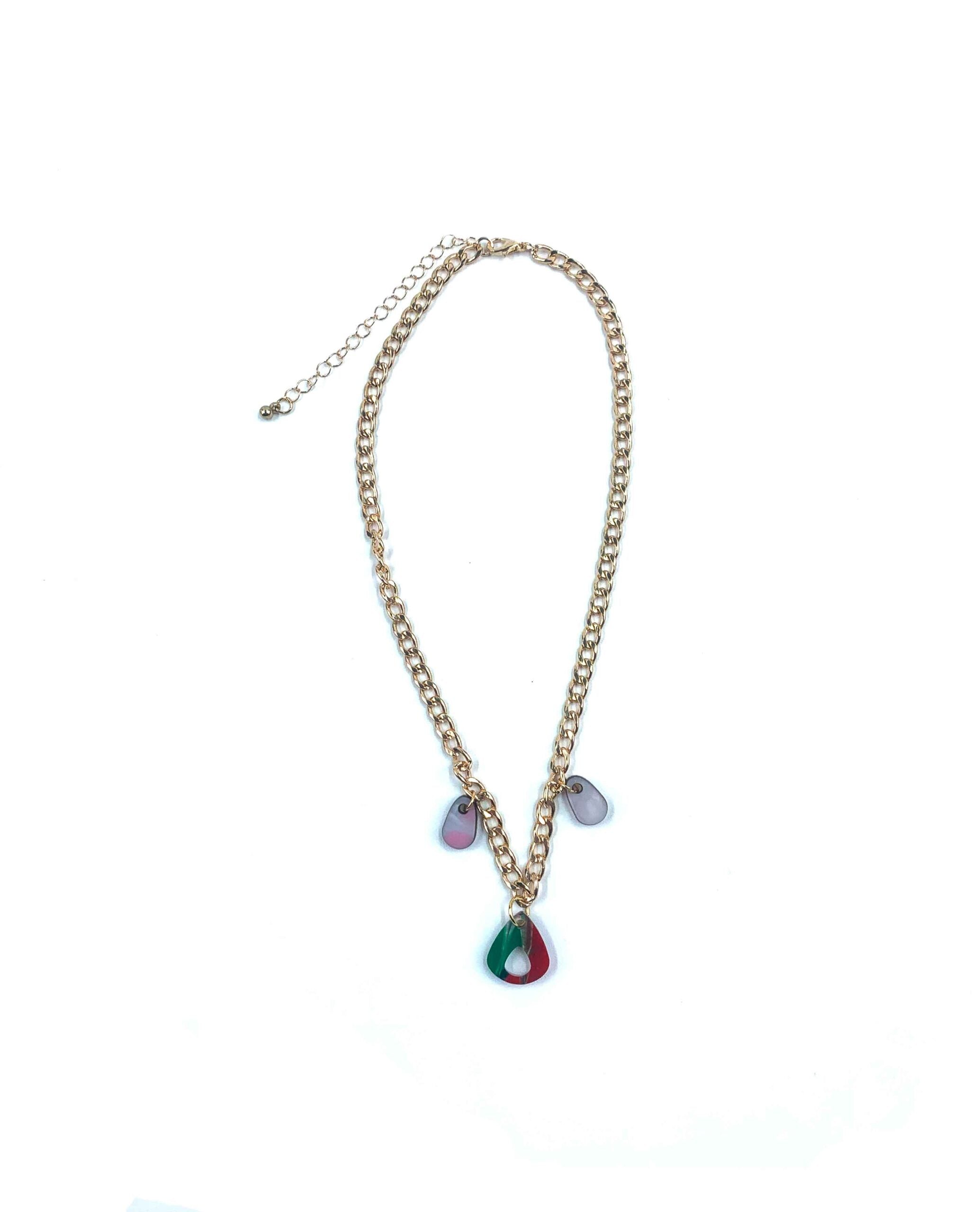 Arte Dorata – Collana con Charm Marmorizzati