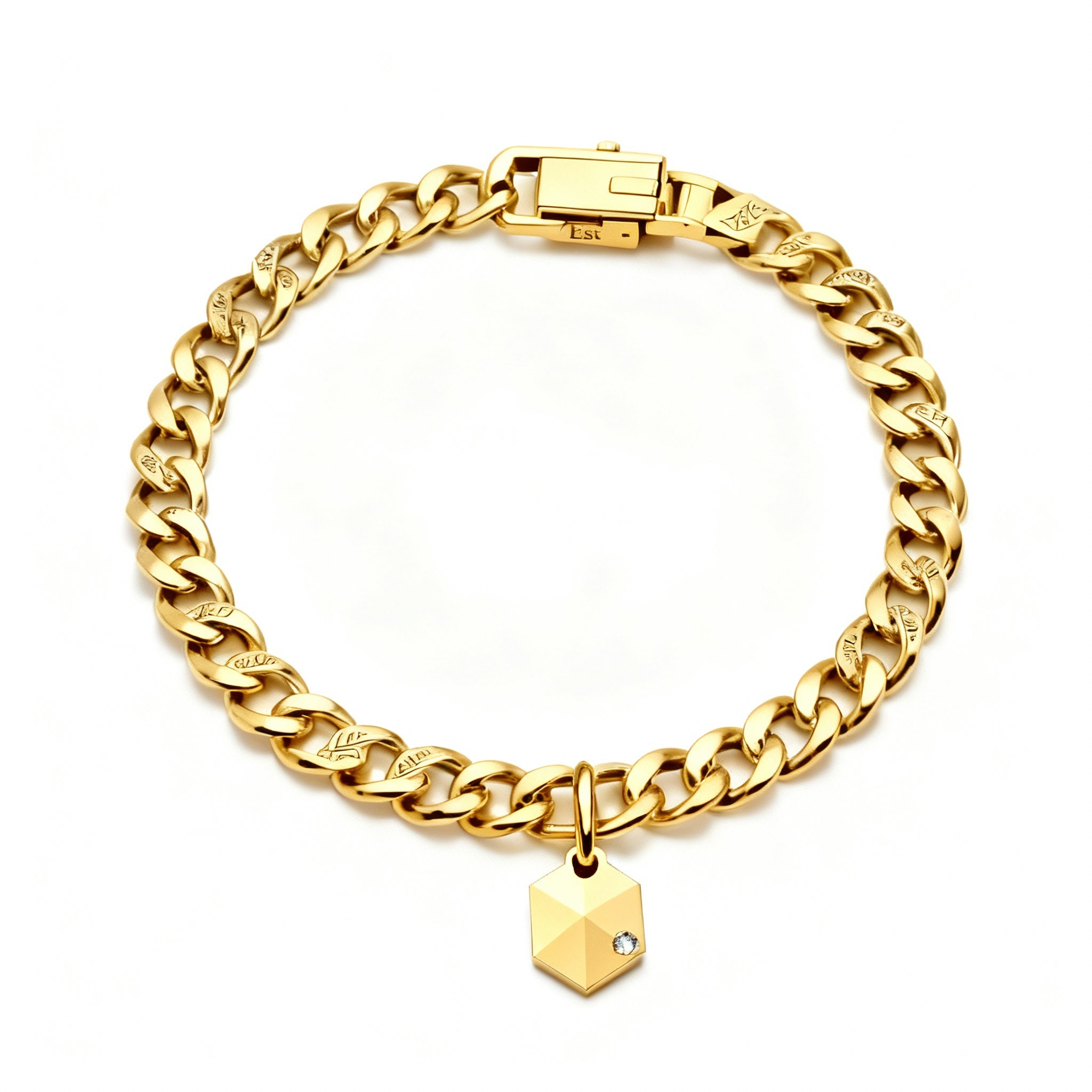 Estellamare “Nodo Aureo” – Collana Femminile in Oro con Pendente Geometrico