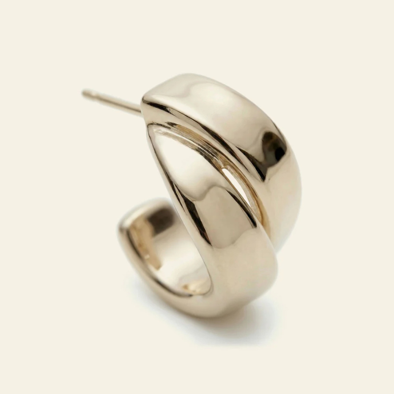 Estellamare Twisted Gold Hoops