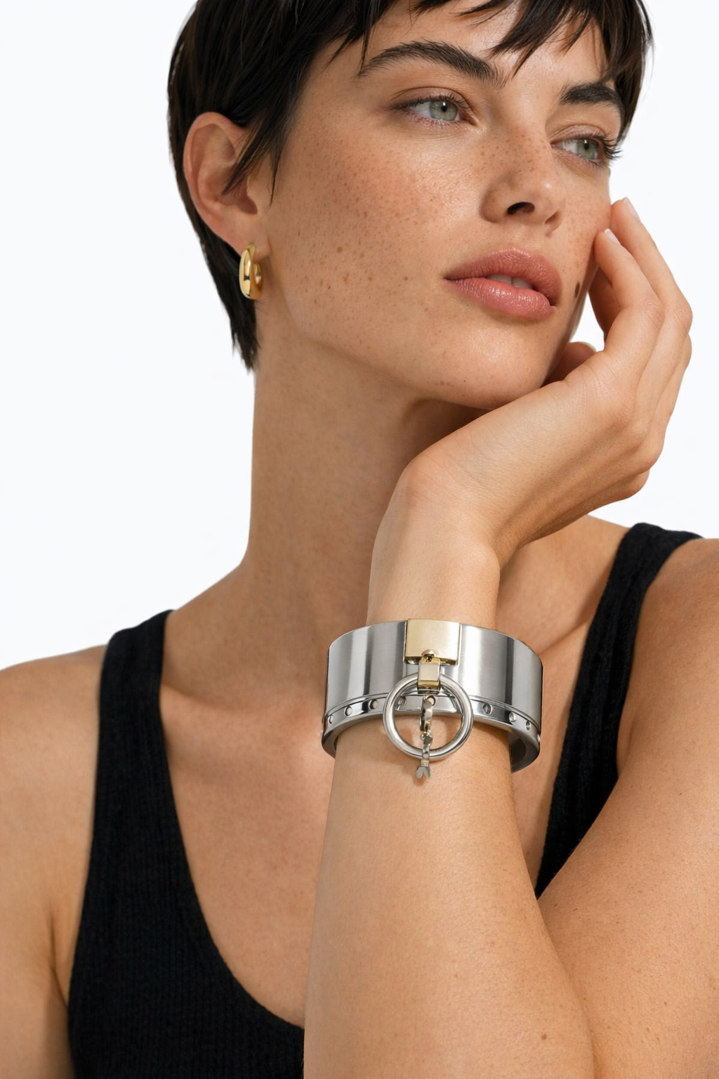 Bracciali da Polso in Acciaio Inox – Accessorio Adulto Elegante per Giochi di Coppia