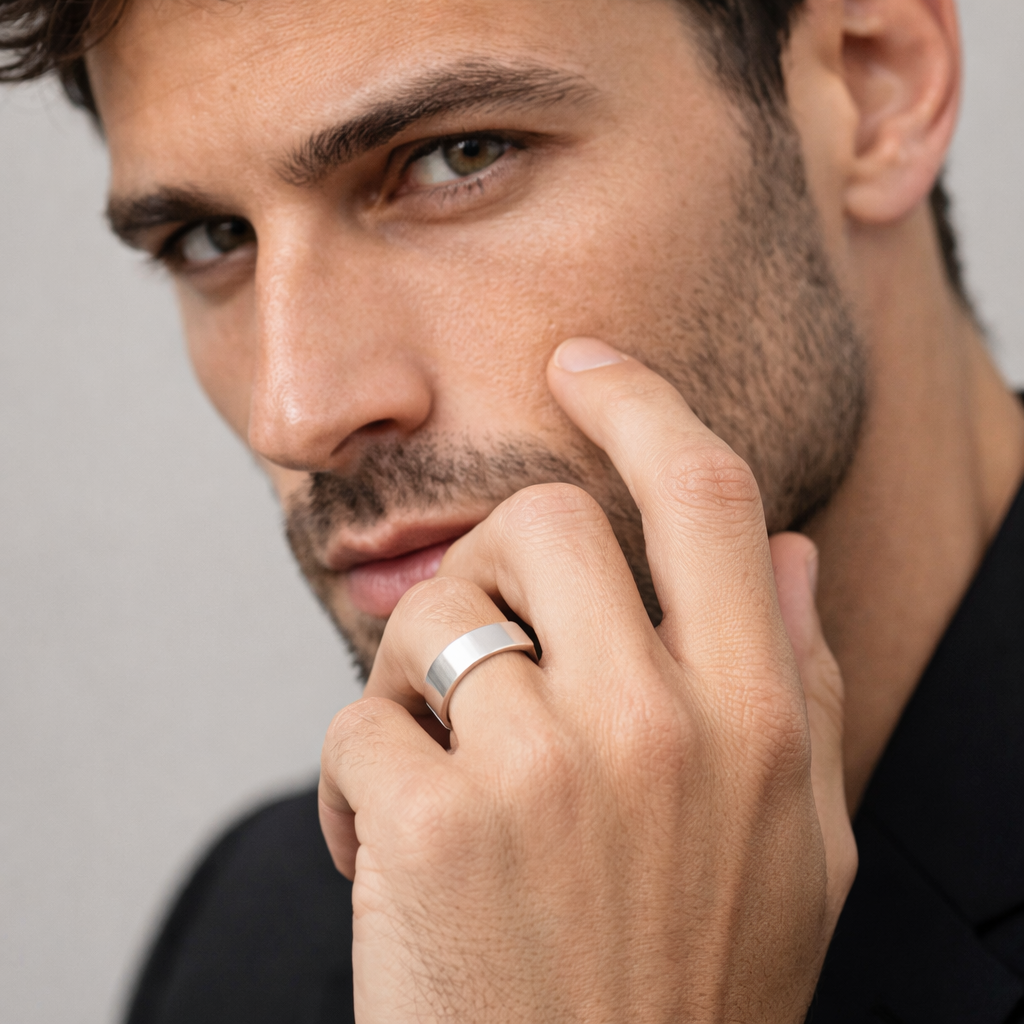 Il bracciale cuff nero che trasforma il tuo polso in un manifesto punk