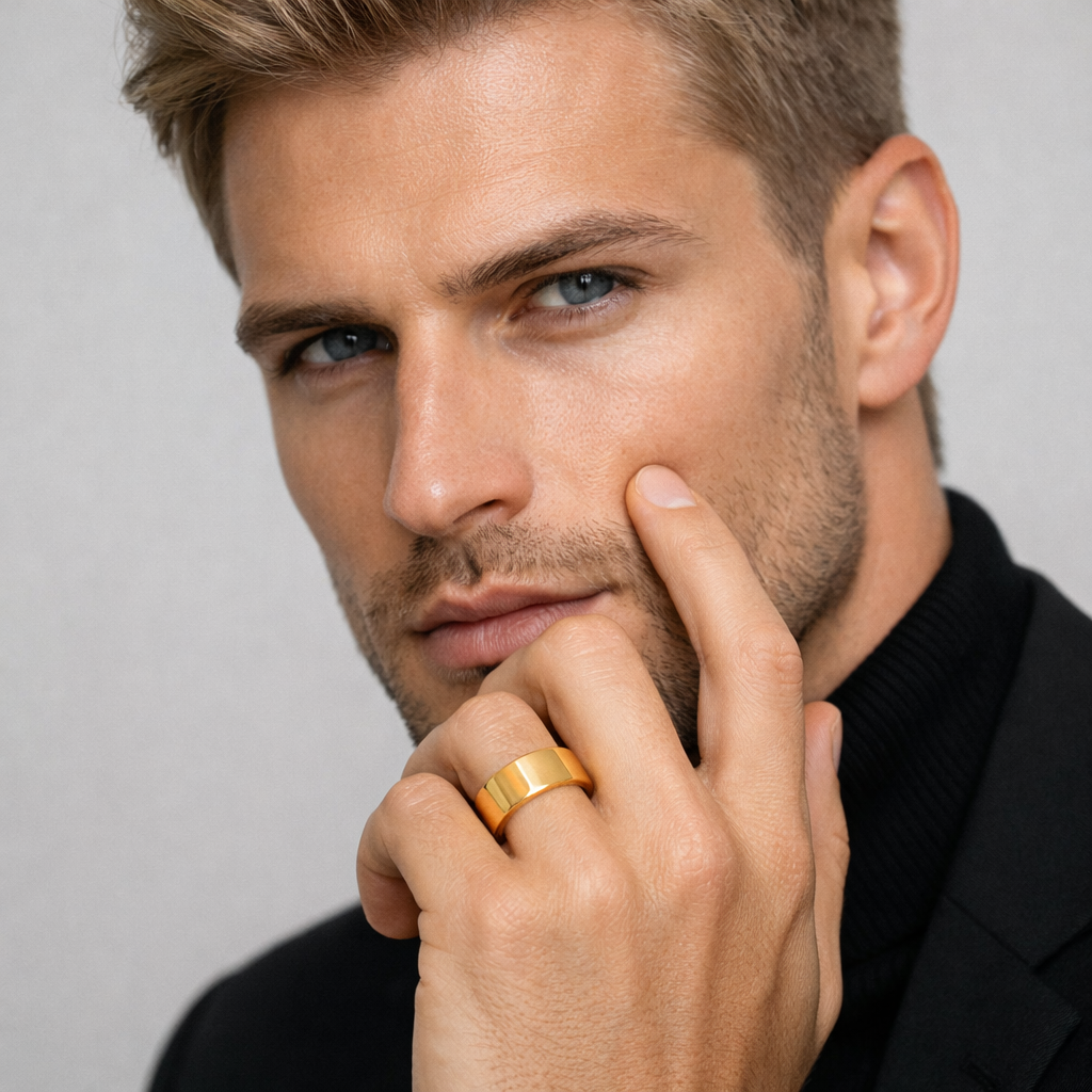 Il bracciale cuff nero che trasforma il tuo polso in un manifesto punk