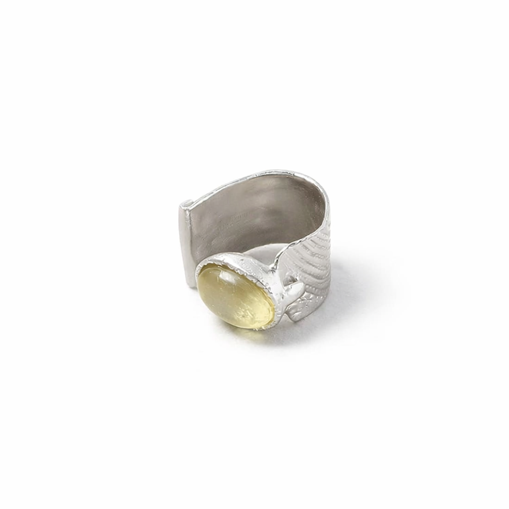 Anello Star-Trace Wide-band in stile Vintage Artistico