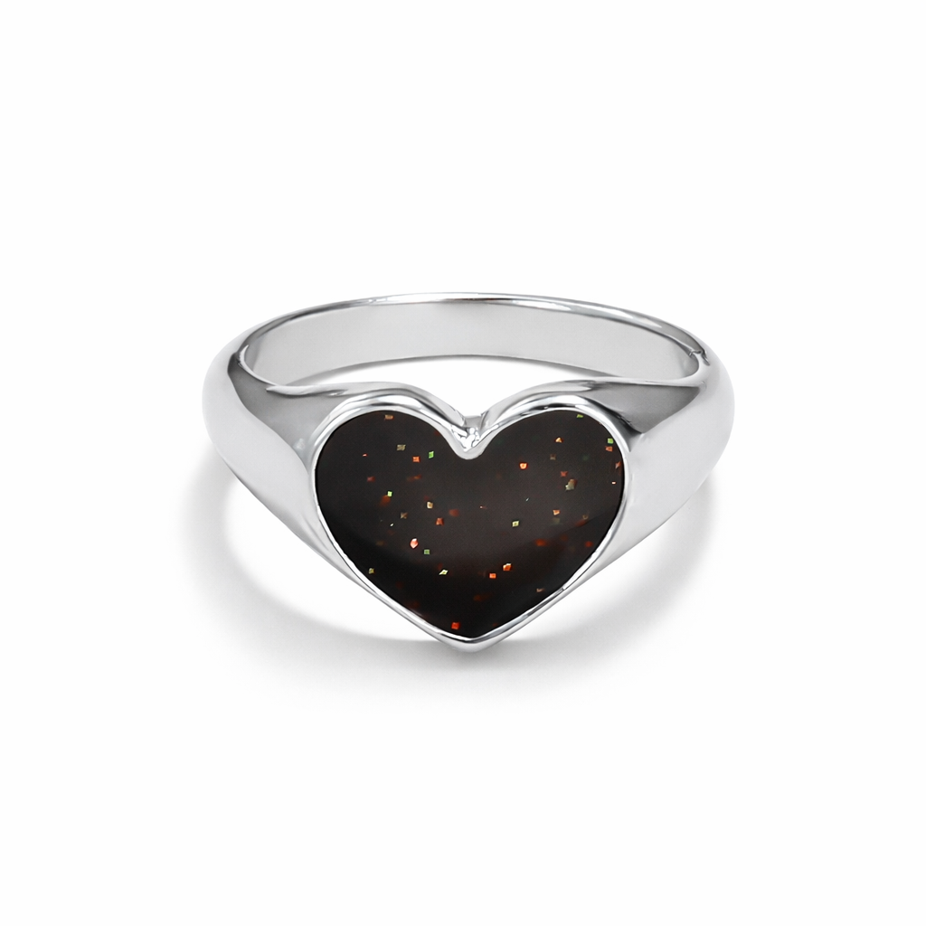 Anello Cuore — Argento 925, Purezza e Luce