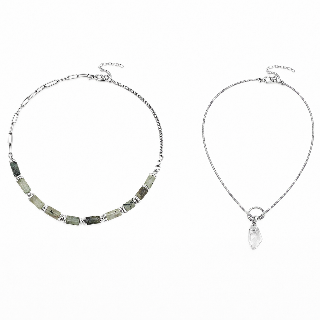 Collana Futuristic in Acciaio