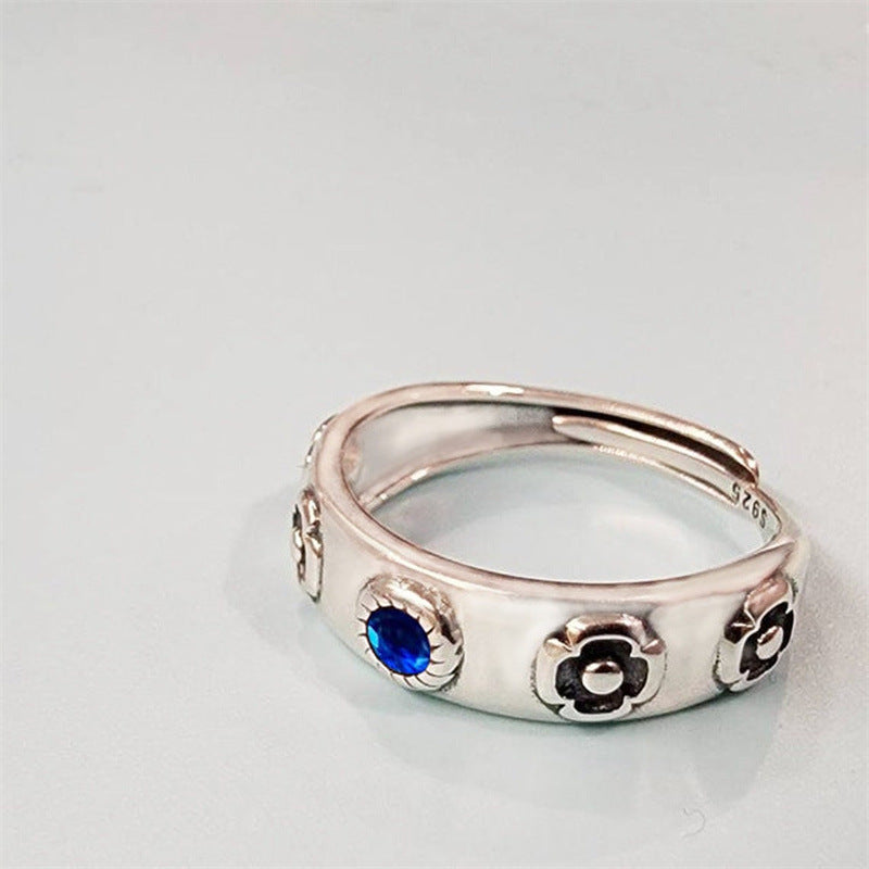 Anello Fiore Diamante Anime