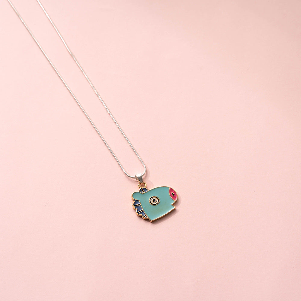 Collana "Bulletproof Youth" - Charm Animale Coreano Unisex