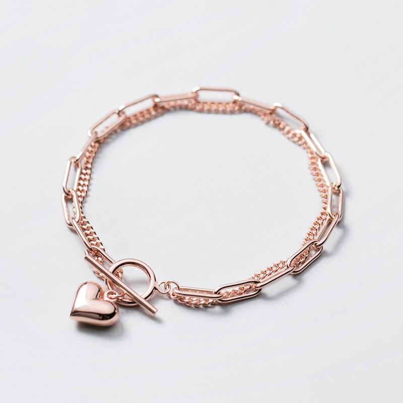 Bracciale Doppio Strato in Argento Sterling 925