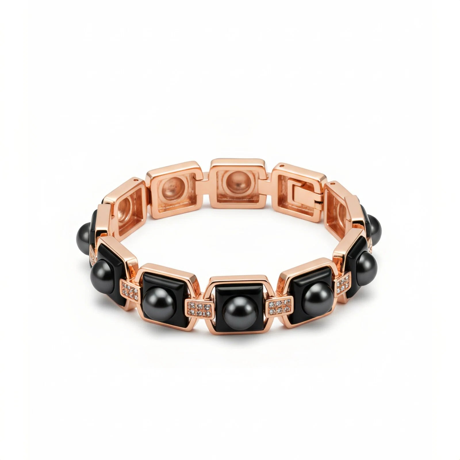 "Ombra Reale" – Bracciale Estellamare in argento 925 placcato oro rosa