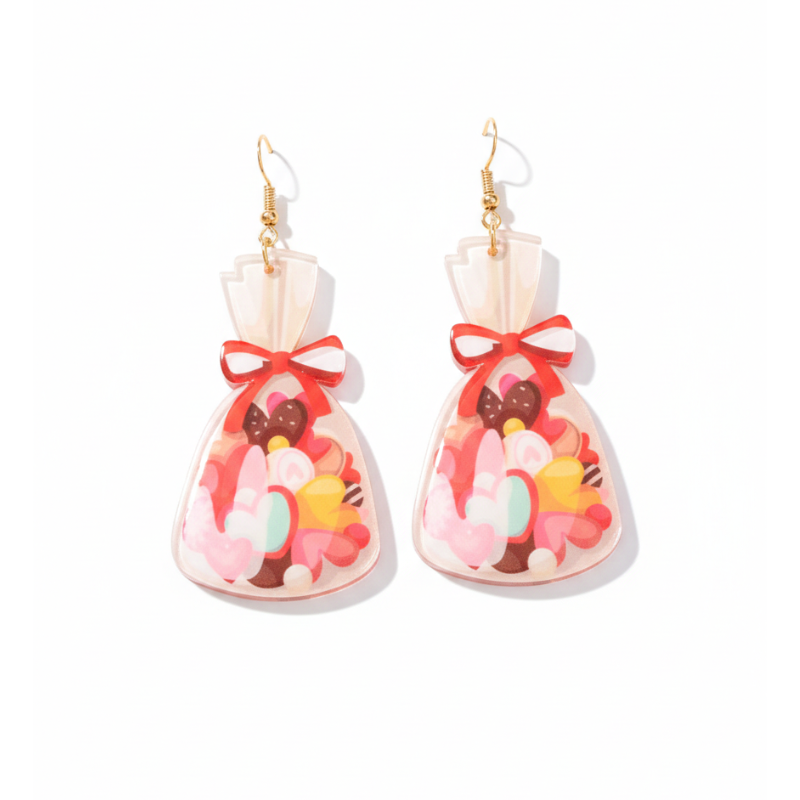 Colourful Candy Lollies Bag Earrings – Dolce stile Y2K