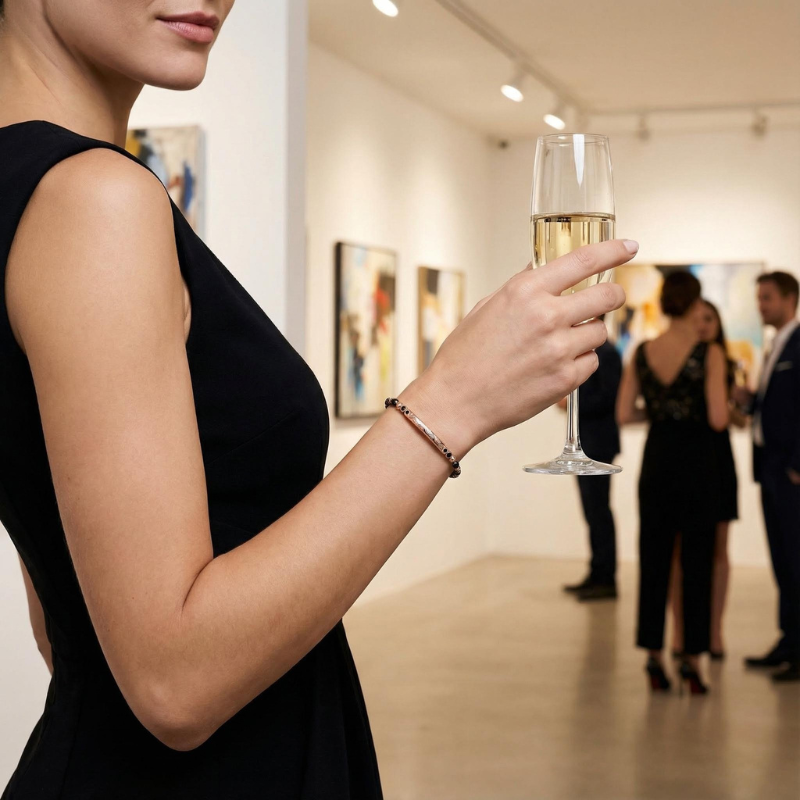 "Runes" – Bracciale Estellamare in oro rosa