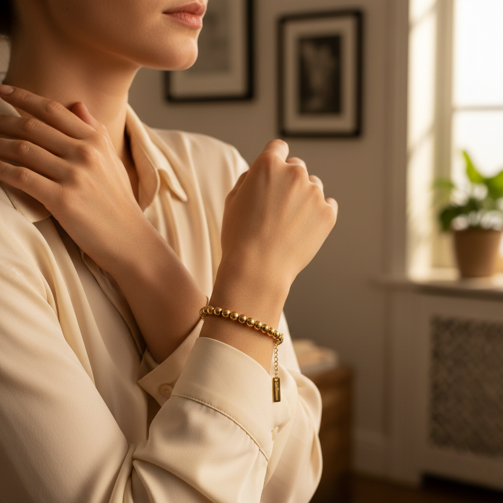 BRACCIALE ESTELLAMARE GOLD BEADS