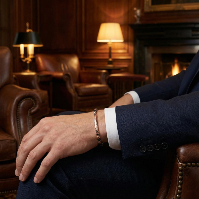 "Runes" – Bracciale Estellamare in oro rosa