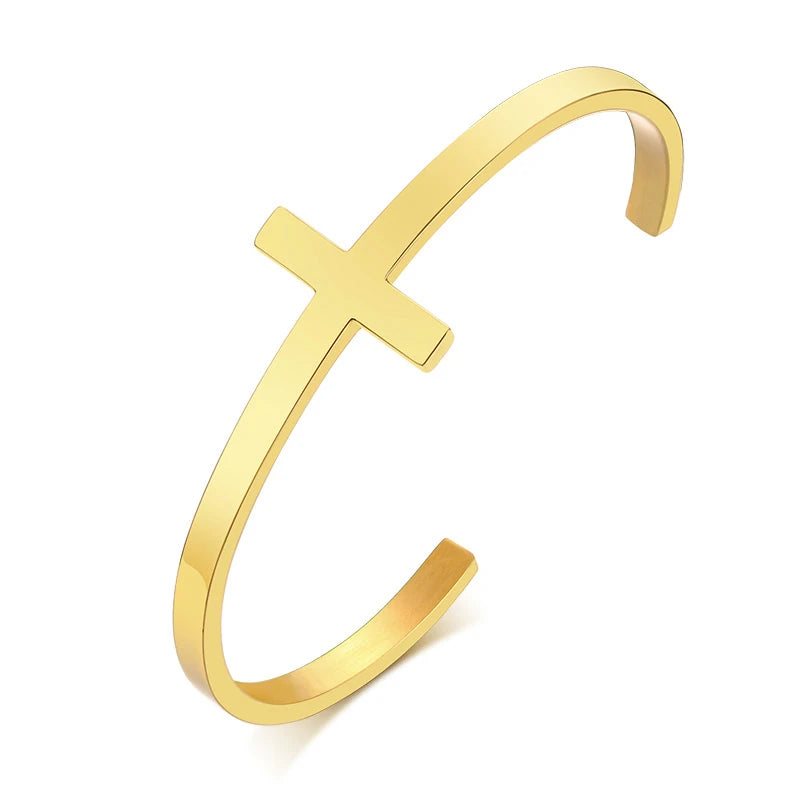 Il Bracciale Cross in Acciaio Indistruttibile