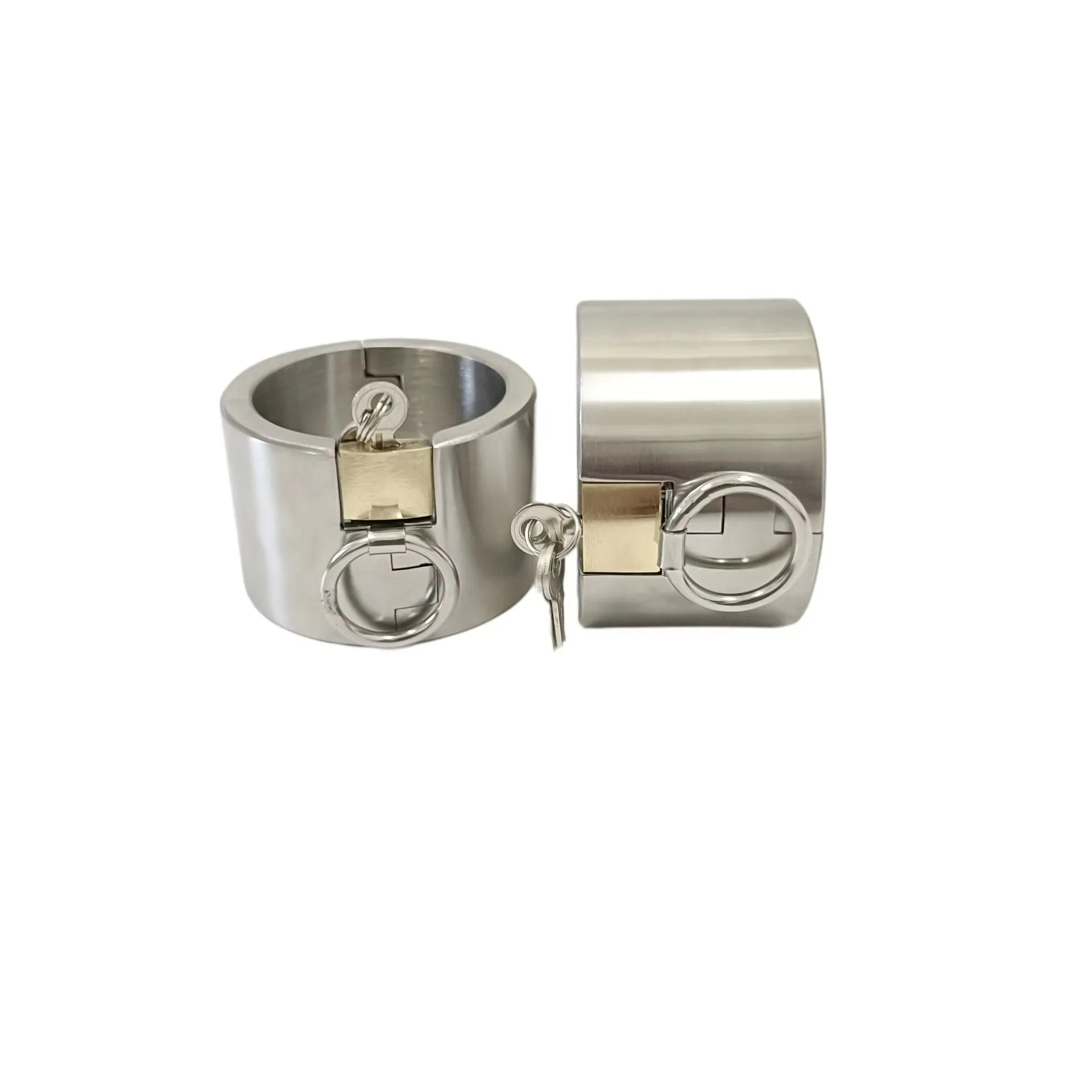Bracciali da Polso in Acciaio Inox – Accessorio Adulto Elegante per Giochi di Coppia