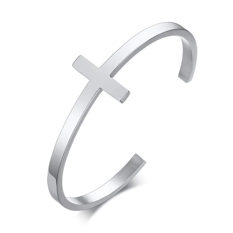 Il Bracciale Cross in Acciaio Indistruttibile