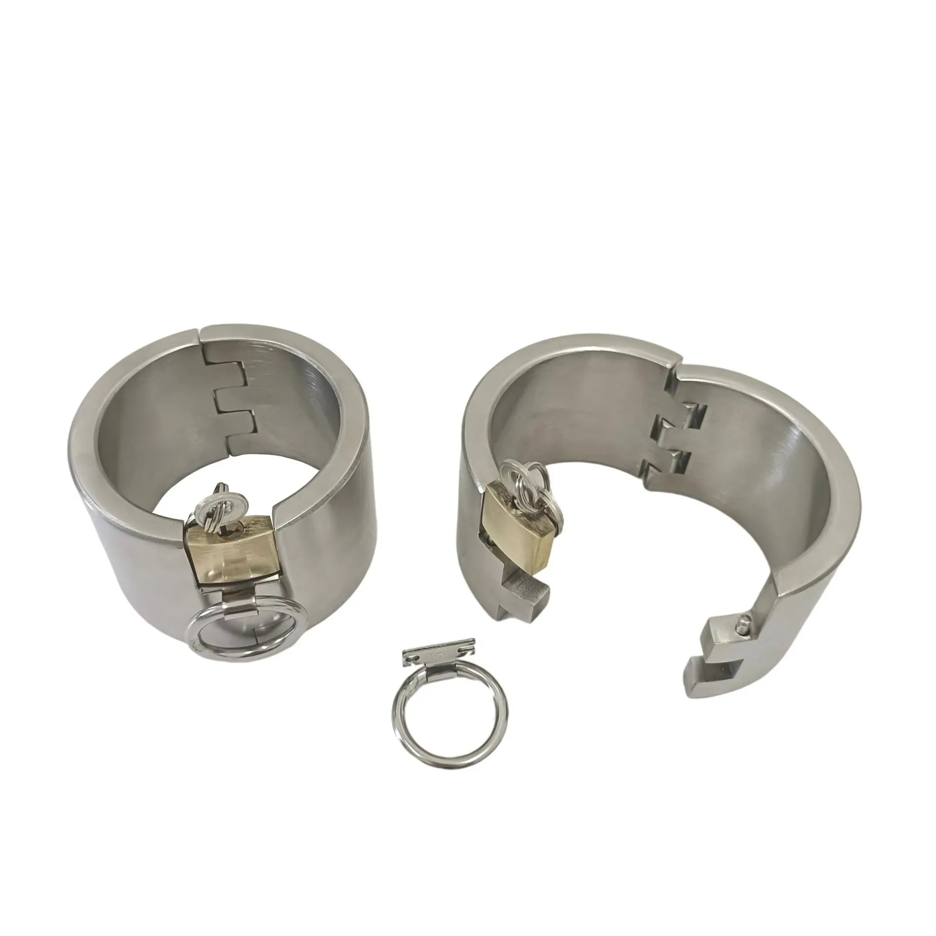 Bracciali da Polso in Acciaio Inox – Accessorio Adulto Elegante per Giochi di Coppia