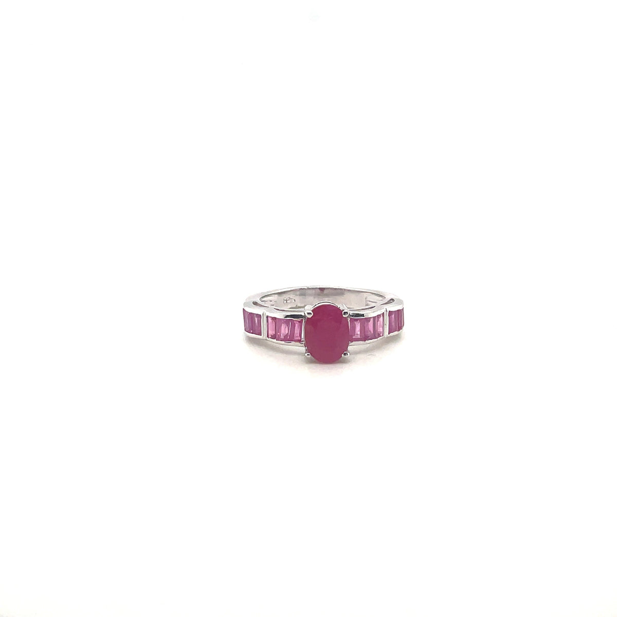 ANELLO ZAFFIRO IN ARGENTO STERLING .925 - KSR 12224