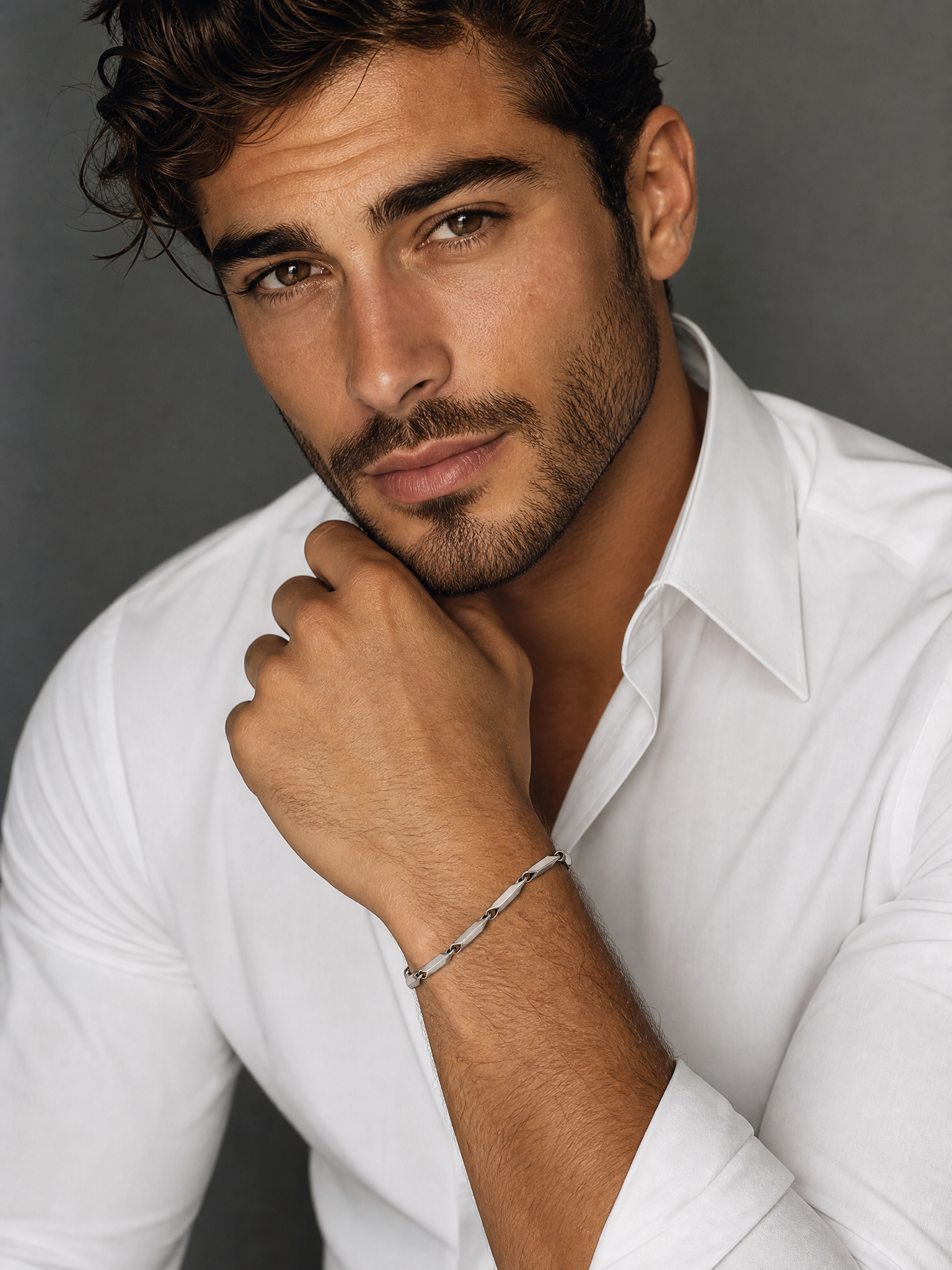 Bracciale Elegante in Acciaio