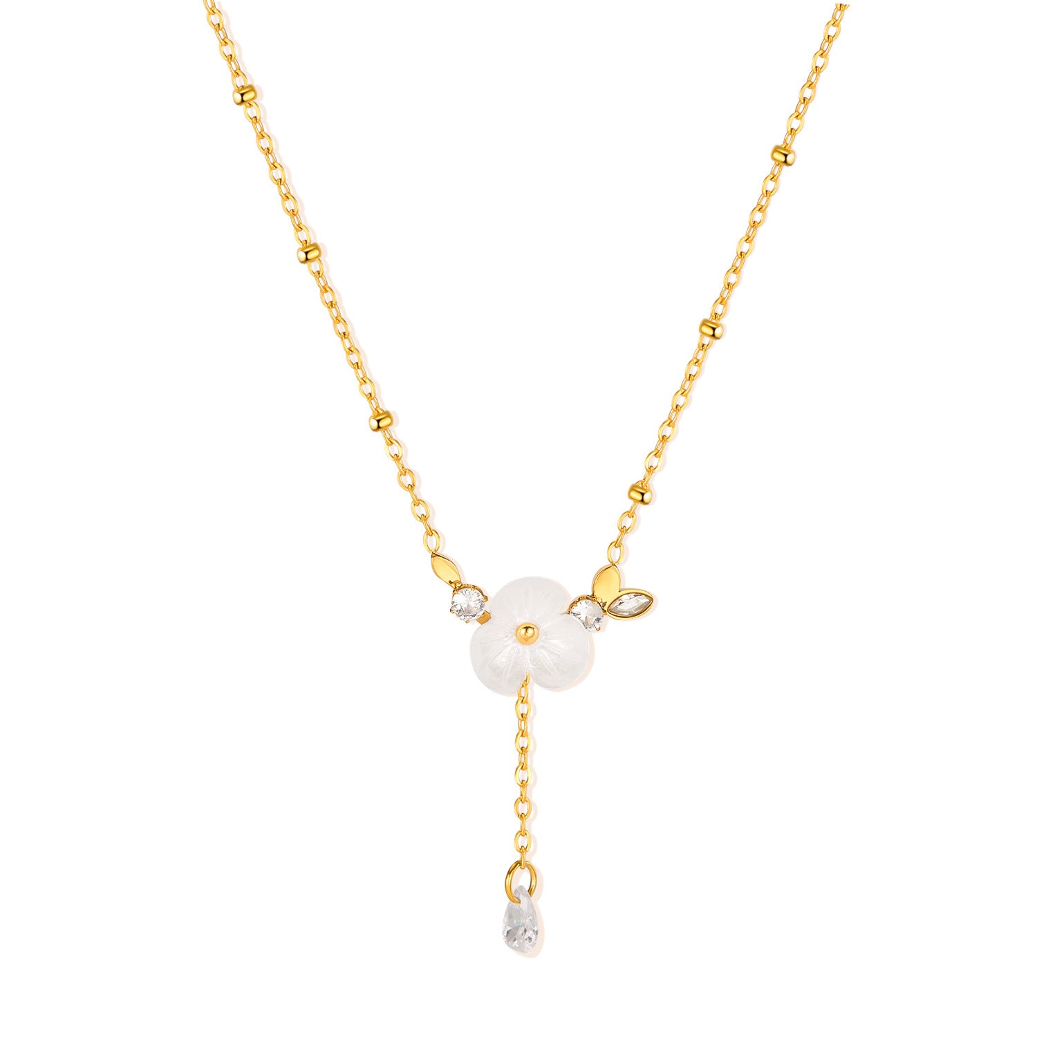 Collana Camellia: Raffinatezza e Versatilità in un Design Elegante