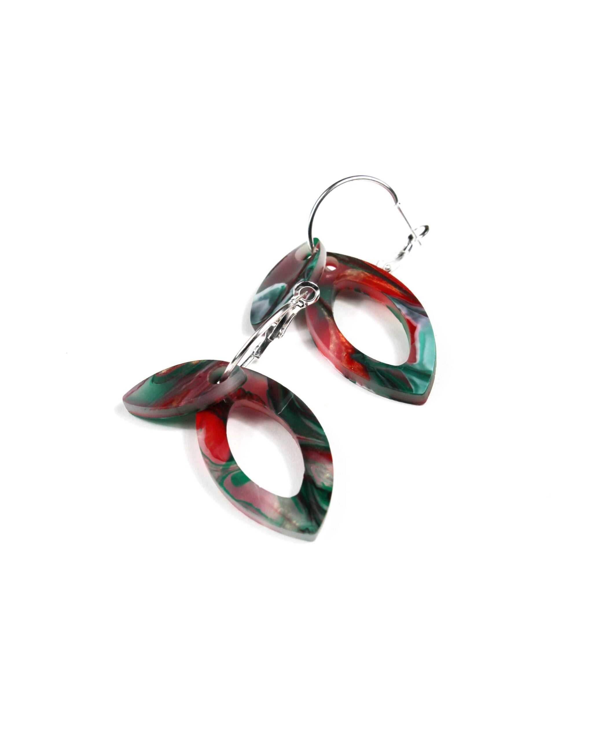 Rosso e Verde Misterioso - Pendientes Magia Stellare