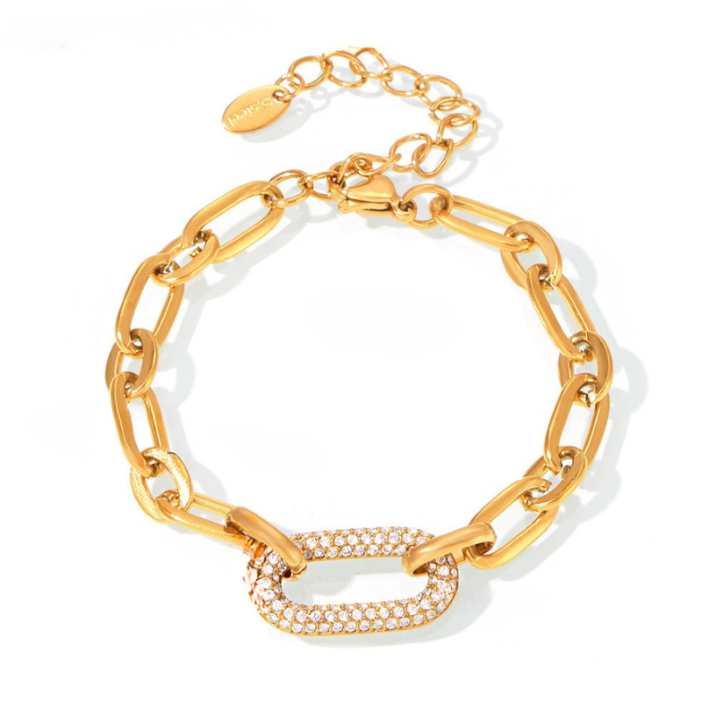 Eternal Shine — Parure Collana e Bracciale in Acciaio