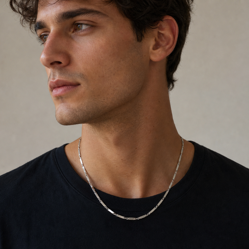 Catena Melodia — Necklace Hip‑hop Rock in Acciaio
