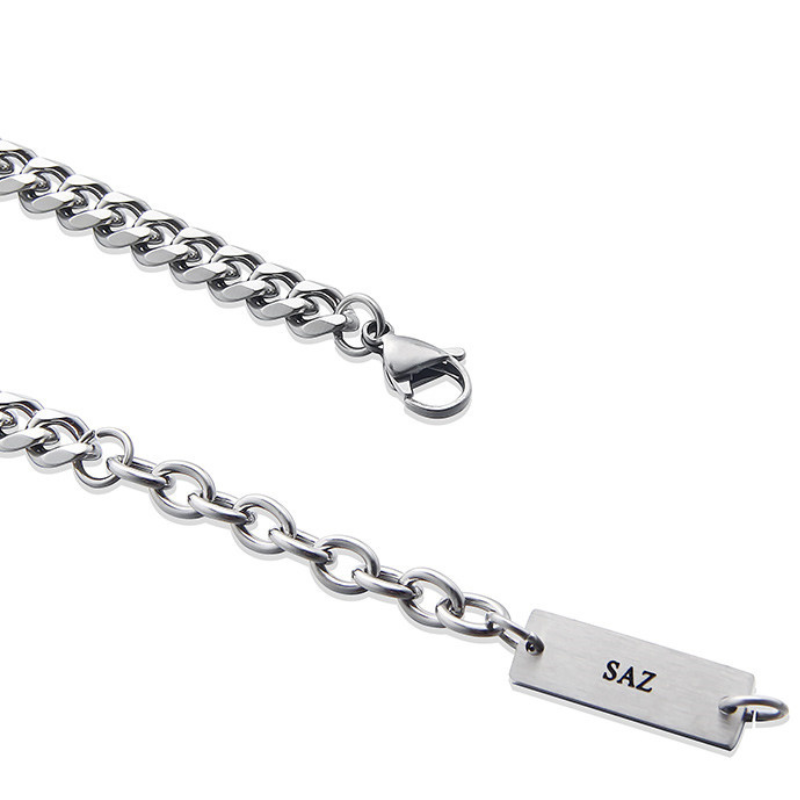 Collana in Titanium Steel per Uomo