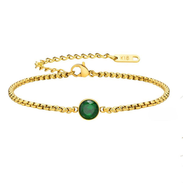 ✨ Bracciale Glamour in Oro e Zirconi