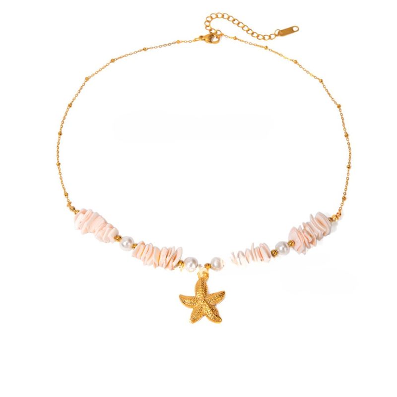 Collana Elegante con Perla Finta