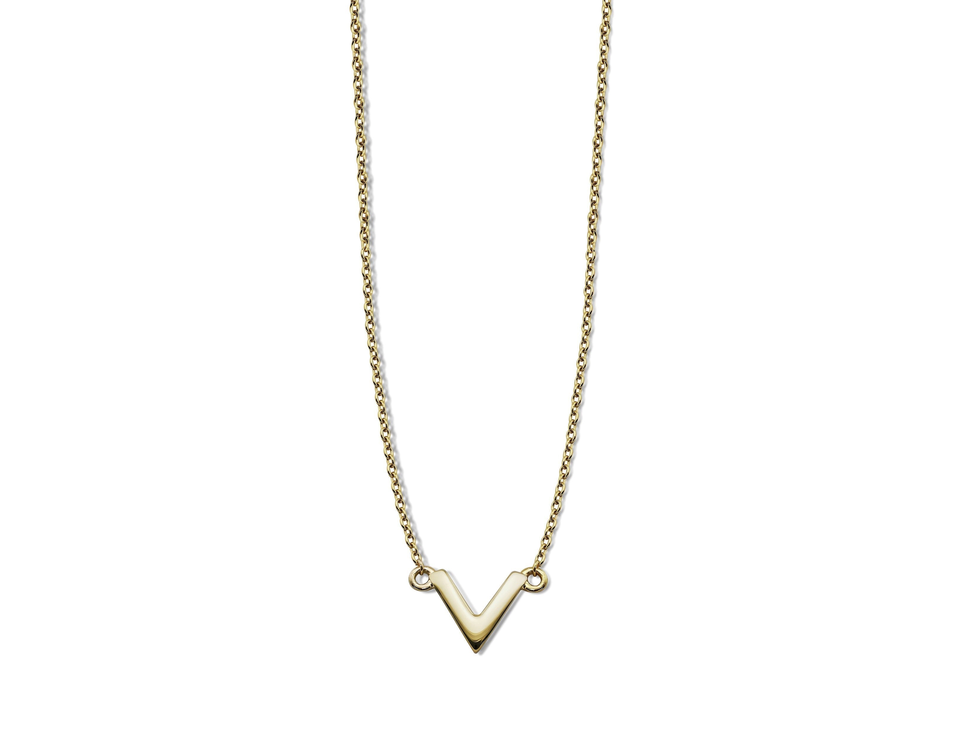 Ketting V Goldplated XN004G-0