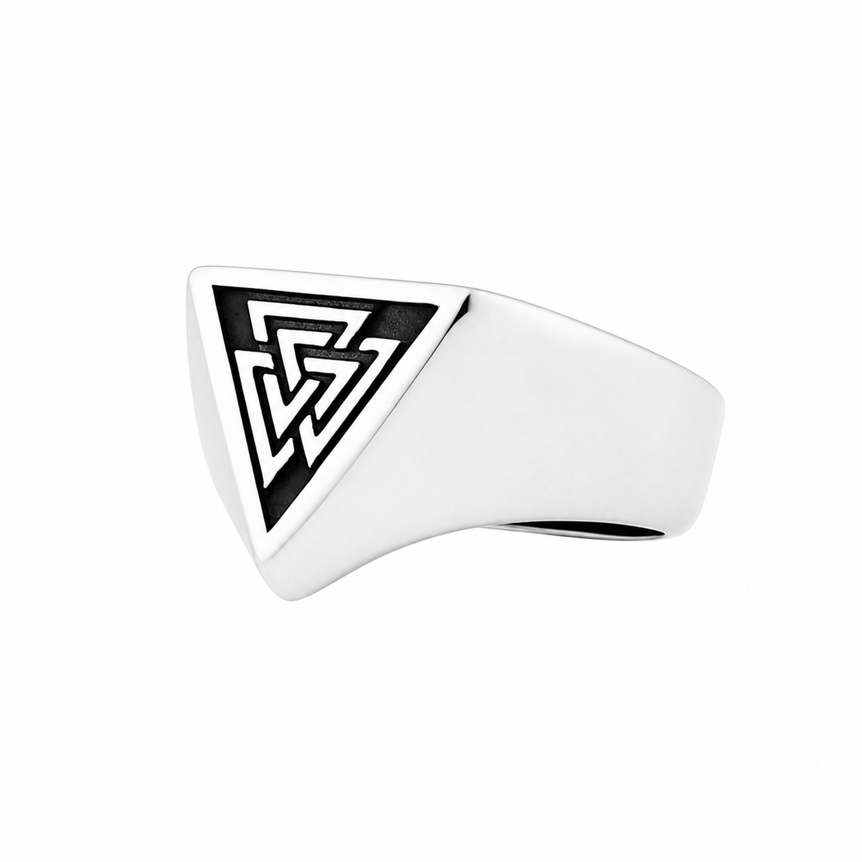 Anello Amuleto Valknut in Acciaio 316L