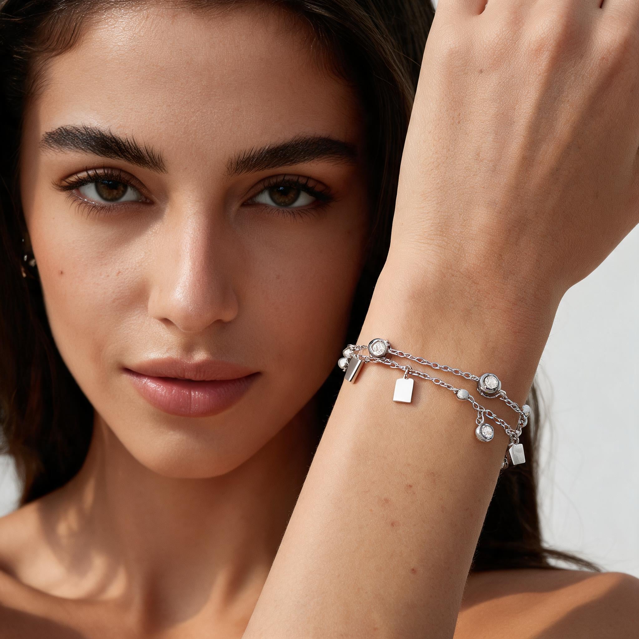 Bracciale “Luce Doppia” — Eleganza sottile, presenza che non svanisce