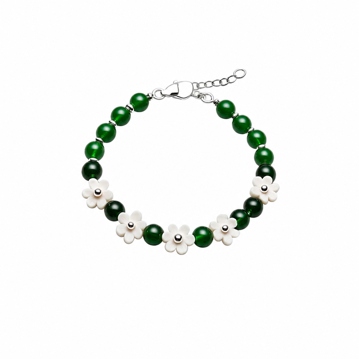 Bracciale Sinfonia di Primavera: Un Giardino di Luce al Tuo Polso
