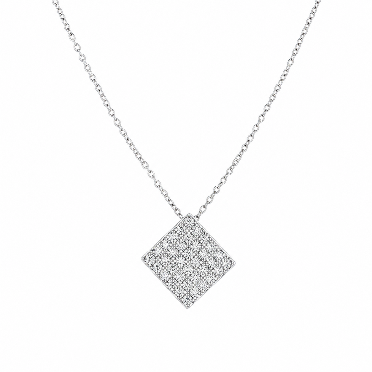 Collana in Argento 925 con Zirconi Luminosi
