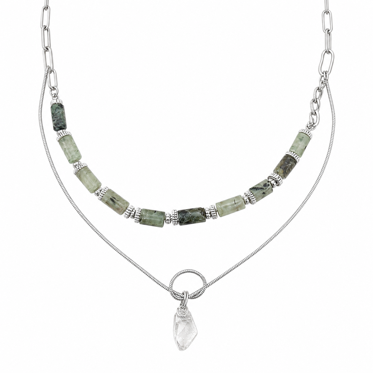 Collana Futuristic in Acciaio