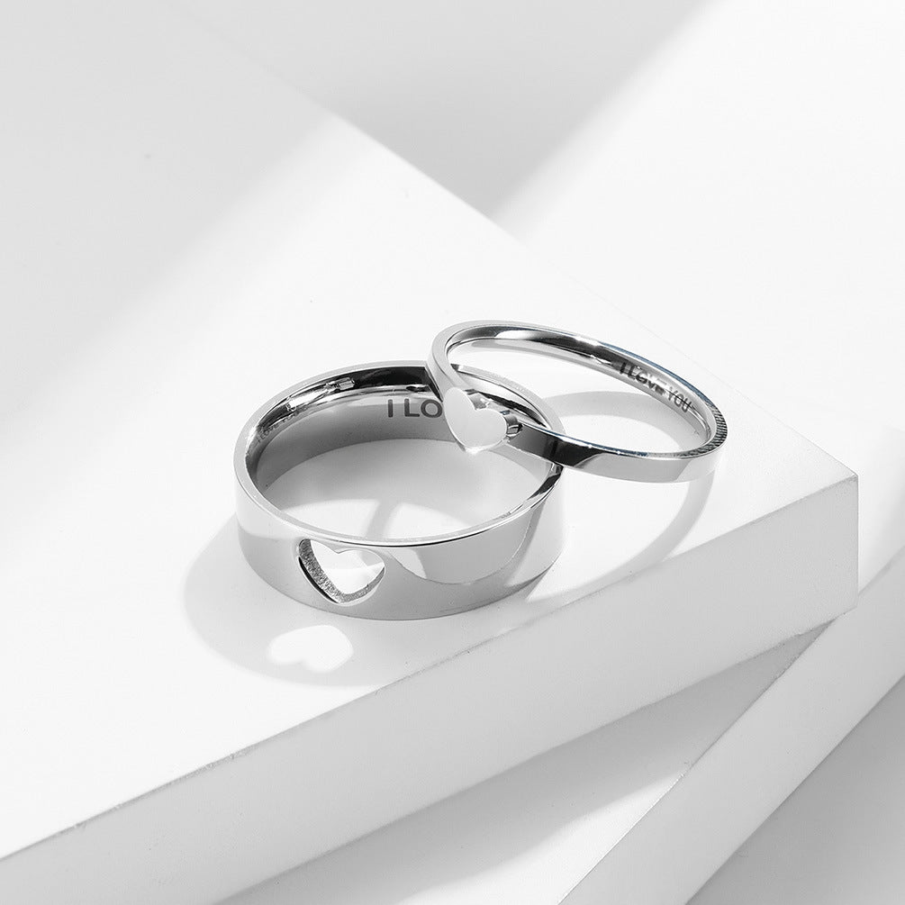 Anello di Coppia Cuore: Eleganza e Promessa in un Gioiello