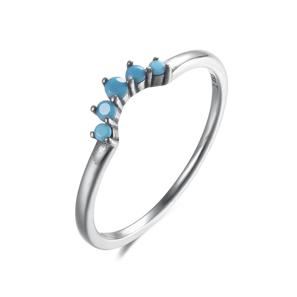 🌺Anello Incantato con Pietra Blu