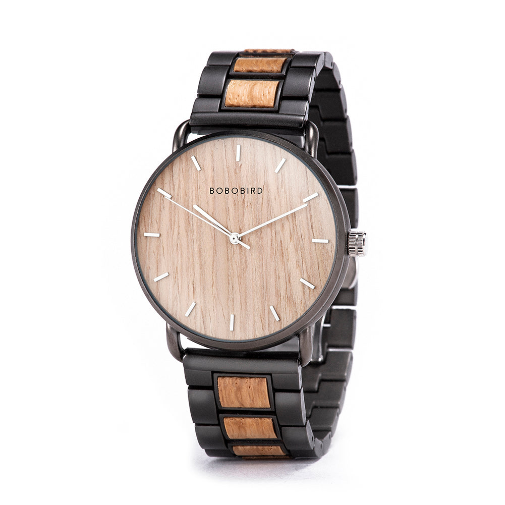 Orologio Legno Elegante per Uomo